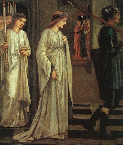 Sir Edward Burne-Jones The Princess Sabra Led to the Dragon Painting Date
